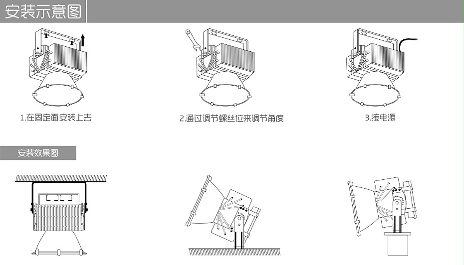 LED工矿灯安装